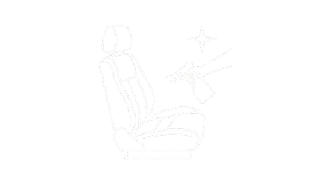 Ícone : banco automotivo sendo higienizado por uma extratora